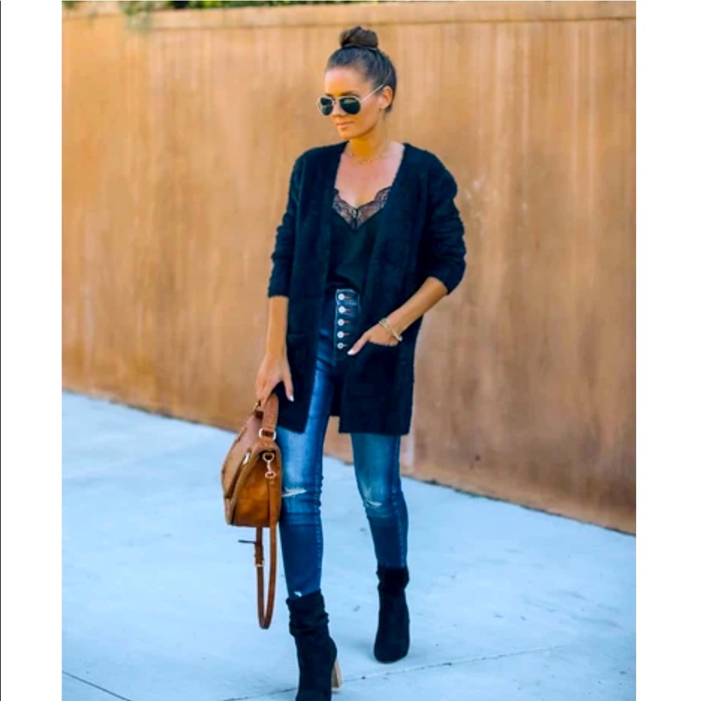 VICI fuzzy cardigan